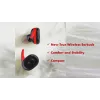Earbuds V.Silencer Ture Wireless Earbuds schwarz/rot