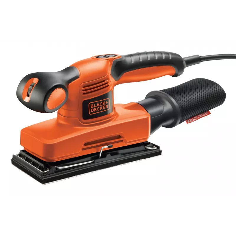 Exzenterschleifer Schwarz & Decker KA320EKA-QS, 240 W, 91 x 189 mm Schleifplatte, 2 mm Schwingkreis