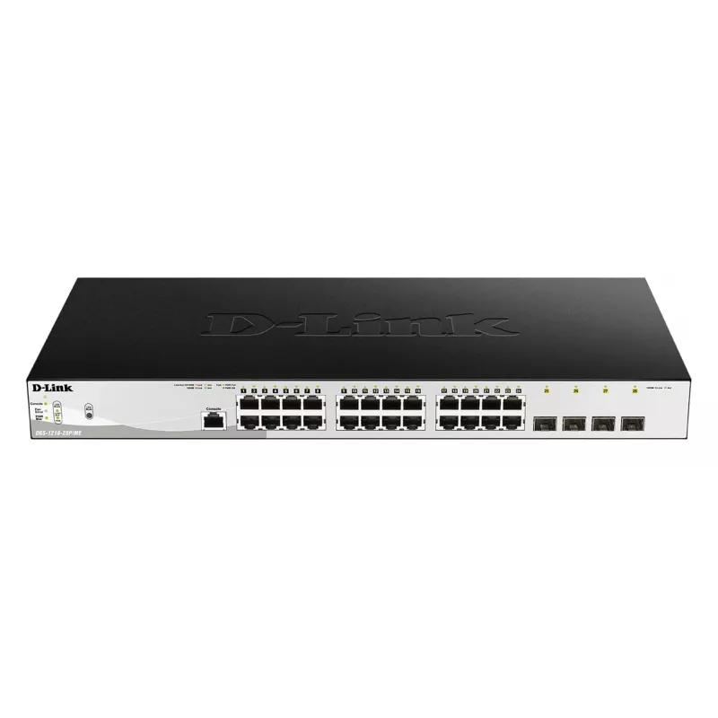 D-Link DGS-1210-28P/ME/E Netzwerk-Switch Managed L2/L3 Gigabit Ethernet (10/100/1000) Power over Ethernet (PoE) 1U