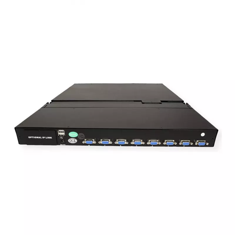 Rack-Konsole VALUE 26.99.0123, 43,2 cm (17 Zoll) LCD, 1280×1024, 1U, französische Tastatur, schwarz