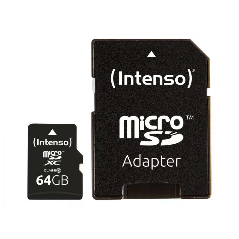 MicroSD-Karte Intenso 64GB MicroSDXC Class 10