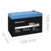 Batterie LiFePO4 Lithium Iron Phosphate 12.8V 9Ah 115.2Wh