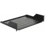 Rack-Ablage LOGON RAS210BL Schwarz 30 kg Tragfähigkeit 19 Zoll