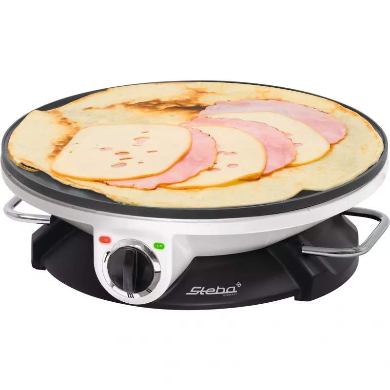 Steba CR 32 - Crêpe-Platte - 1,2 kW - Schwarz/Weiß