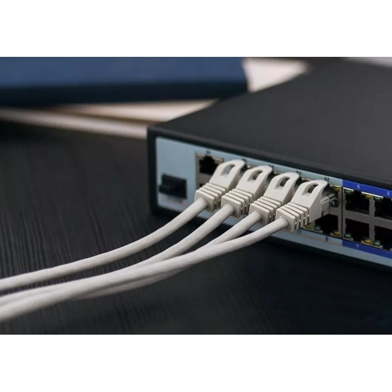 Netzwerkkabel Extralink Twisted-Pair CAT5E FTP Innenbereich 305M Grau
