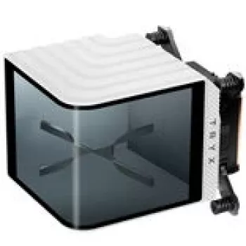 CPU-Wasserkühler TRYX L-P0CL-DS0M-G0W für Intel- und AMD-Sockel mit AMOLED-Anzeige, weiße Ausführung