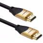 Qoltec 50355 HDMI v2.1 Kabel Ultra High Speed 8K | 60Hz | 28AWG | GOLD | 2m