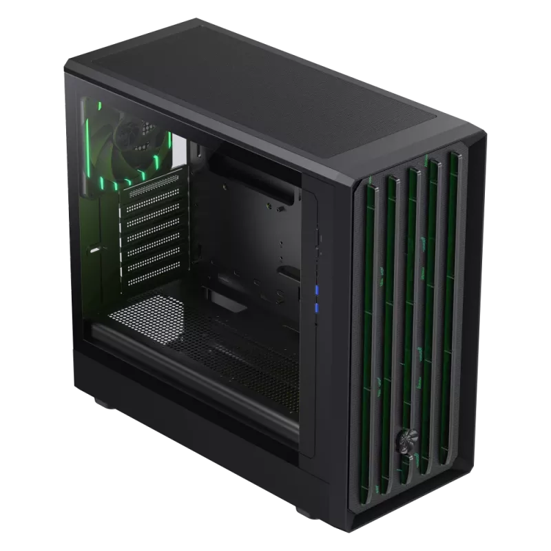 Gamemax Gehäuse | CLAW 460 BK | Schwarz | Mid-Tower | Netzteil nicht enthalten