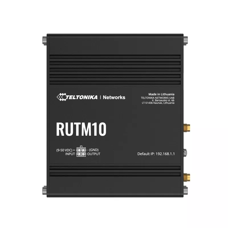 Teltonika RUTM10 Wireless Router Gigabit Ethernet Dual-Band (2,4 GHz / 5 GHz) Schwarz