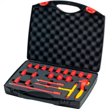 Isoliertes Werkzeugset Wiha 43023 — 7-teiliger Handwerkzeugsatz mit 1000-V-Bewertung