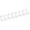 Fellowes - Bindedraht - 6 mm - 297 mm - 34 Ringe - A4 (210 x 297 mm) - 35 Blatt - Weiß - 100 Stk. (53215)