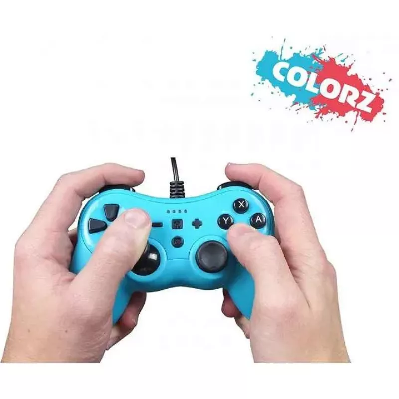 Kabelgebundener Controller SUBSONIC SA5488-1 Neon Blue — für Nintendo Switch, kabelgebundene Verbindung