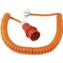 Bauspiralkabel AS Schwabe 70431 — CEE 400V 16A, IP44, Spiralleitung für den Baustelleneinsatz