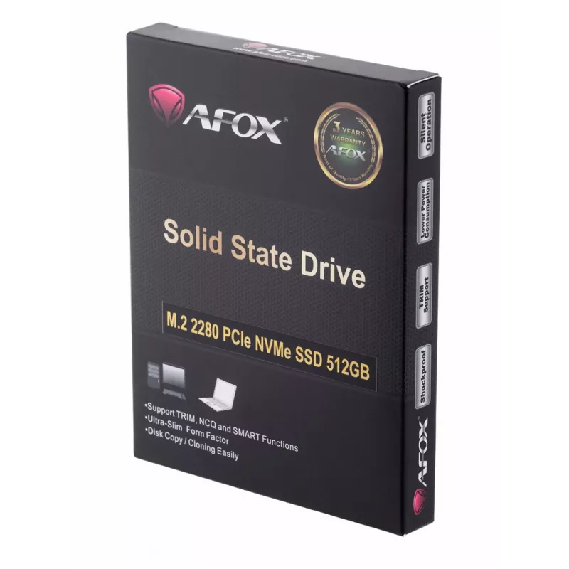 SSD M.2 AFOX ME300-512GN 512 GB PCIe NVMe TLC, Lesen 2000 MB/s, Schreiben 1600 MB/s