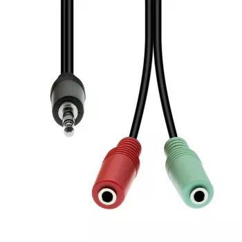 Kabel ProXtend 4-Pin auf 2×3-Pin M-F M42XM3F-003, 1 m, schwarz