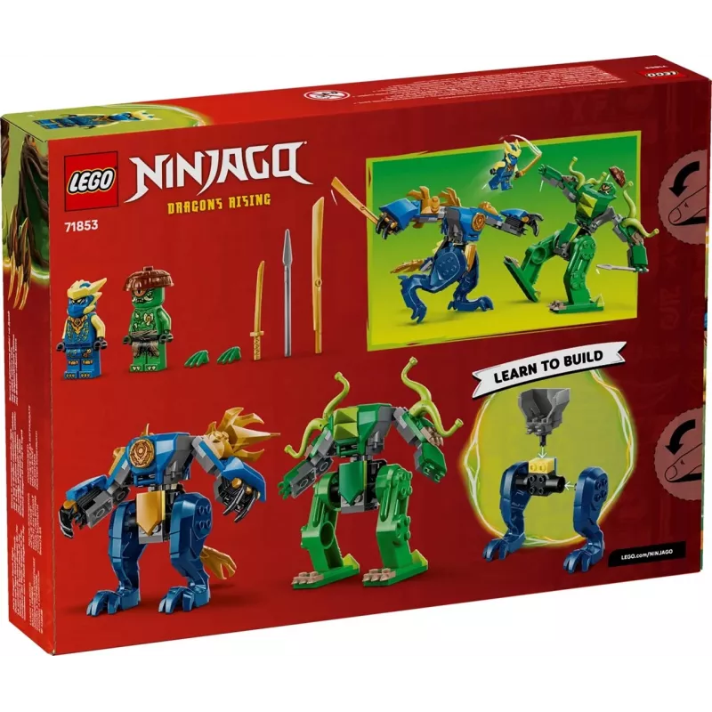 LEGO NINJAGO 71853 Jays Drachen-Mech-Kampf
