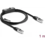 Netzwerkkabel DELOCK 81562 Cat6 F/UTP (FTP) 1 m RJ-45 – Schwarz