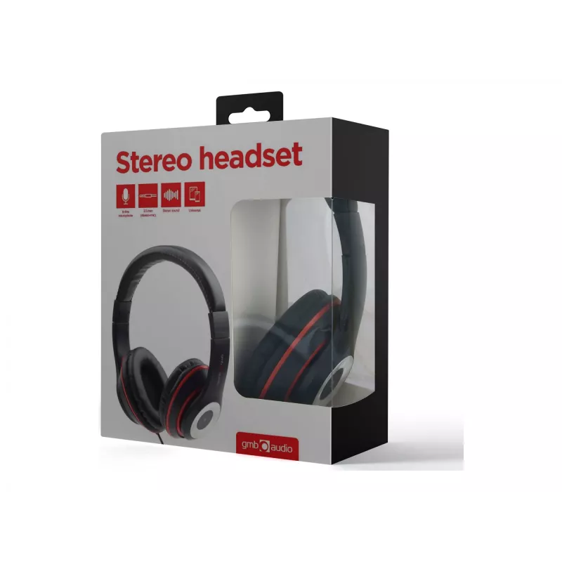 HEADSET LOS ANGELES BLACK/MHS-LAX-B GEMBIRD