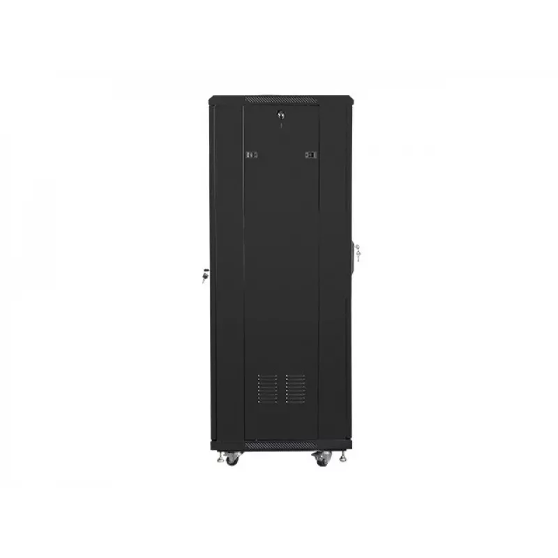 Lanberg FF01-6632-12B Rack-Schrank 32U Standschrank Schwarz