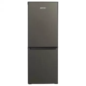 Kühl-Gefrierkombination MPM MPM-215-KB-39/E — 215 l, Gefrierfach unten, Dark Inox, wechselbare Türanschläge, LED-Beleuchtung