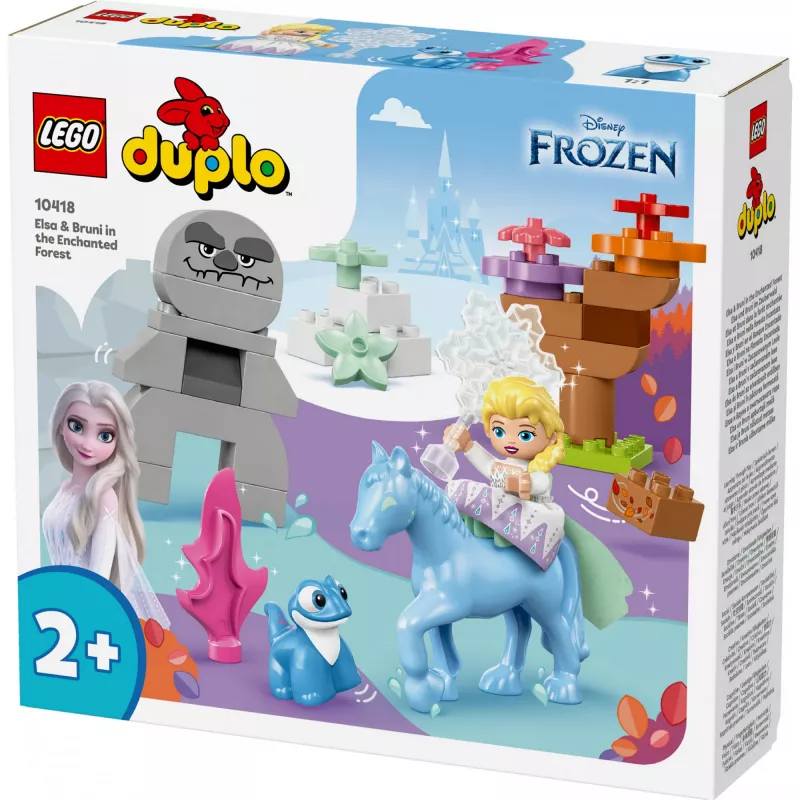 LEGO DUPLO Spielset 10418 — Disney Elsa und Bruni im verzauberten Wald, 31 Teile, 2+ Jahre