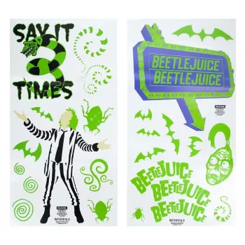 Wandaufkleber Paladone Beetlejuice Design PP13439BJ – Dekoratives Wandsticker-Set