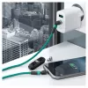 USB-Kabel RealPower MagneticCharge2 1m Grün Schnellladung Datenübertragung