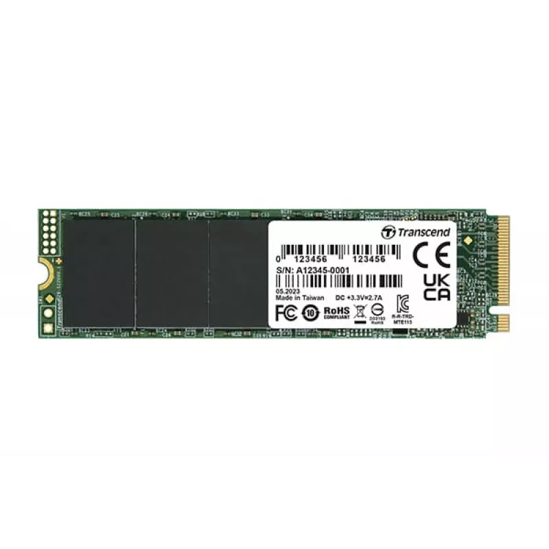 SSD-Laufwerk Transcend 500 GB M.2 PCI Express 3.0 NVMe TS500GMTE115S