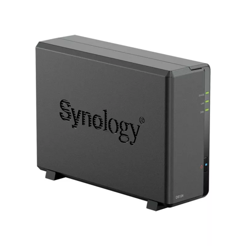 Synology DiskStation DS124 NAS/Storage-Server Desktop Ethernet LAN Schwarz RTD1619B