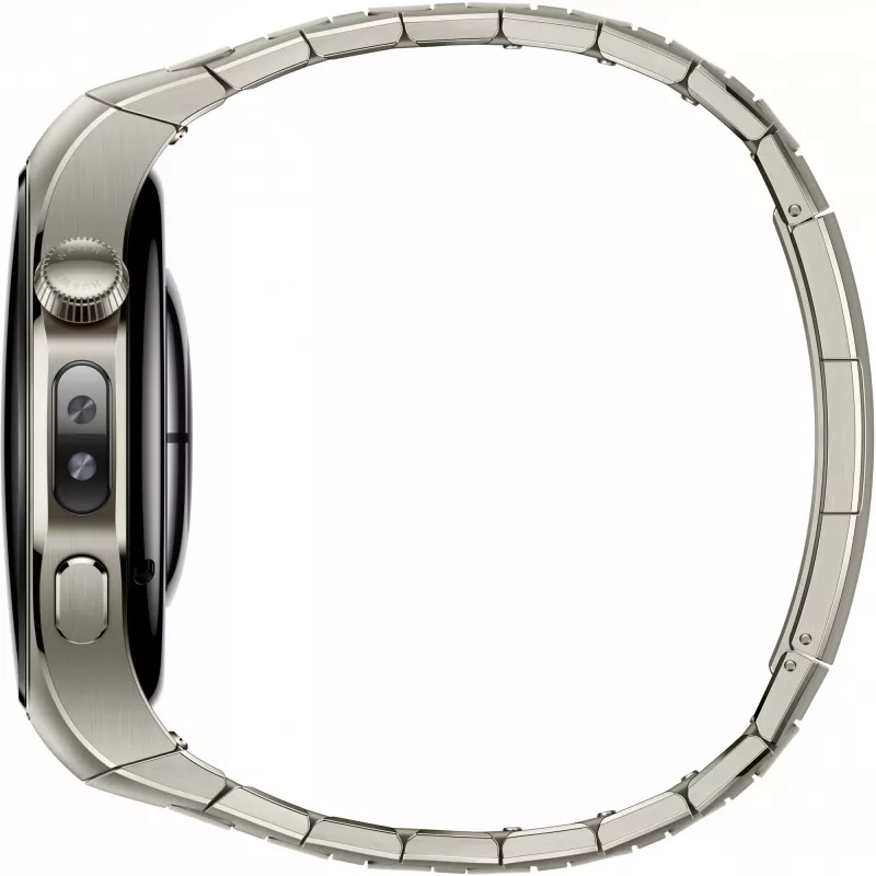 Smartwatch HUAWEI WATCH 5, 1,5 Zoll AMOLED, 466×466, 46 mm Titangehäuse, Wi‑Fi, GPS, Silber