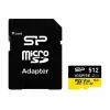 Speicherkarte Silicon Power Inspire 512 GB MicroSDXC V30 UHS-I U3 A2 4K + Adapter (SP512GBSTXLA2V1NSP)