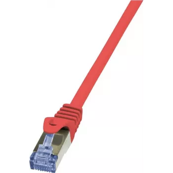 Netzwerkkabel LogiLink Cat6a S/FTP RJ-45 1,5 m Rot
