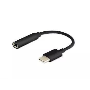 Kabeladapter SAVIO AK-35/B USB Type‑C (3.1) Stecker auf 3,5 mm Buchse, schwarz
