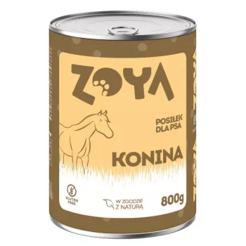ZOYA Pferd - Nassfutter für Hunde - 800g