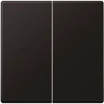 Wandplatte/Schalterabdeckung jung A595SWM, Kunststoff, schraubenloses Design, Einzelpackung