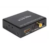 HDMI Stereo / 5.1 Kanal Audio-Extractor 4K, Adapter schwarz