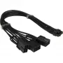 PCIe-Stromadapter INTER-TECH GPU-02 12‑Pin auf 3×8‑Pin (34 cm Kabel)