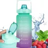 Extralink Motivationsflasche, 2000 ml, Grün-Lila, BUT-190