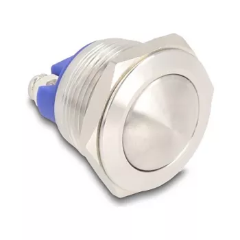 Drucktaster DELOCK 19 mm, 2 x Schraubklemme, Modell 22041