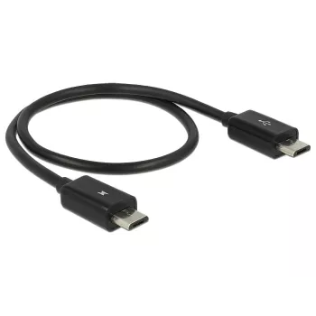 USB-Kabel DeLOCK 83570 USB 2.0 0,3 m USB B Schwarz
