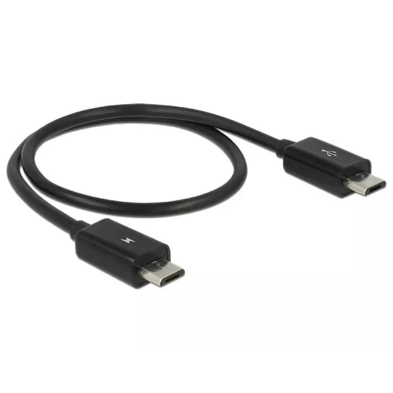 USB-Kabel DeLOCK 83570 USB 2.0 0,3 m USB B Schwarz
