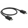 USB-Kabel DeLOCK 83570 USB 2.0 0,3 m USB B Schwarz