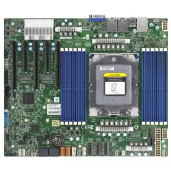 Supermicro - H13SSL-NT-B - Motherboard - ATX - AMD no CPU - Socket SP5 - USB 3.0 - 2 x 10 Gigabit LAN - Onboard Graphics (CPU required) 10 GB DIMM SATA 6 GB/s graphics Lan USB 3