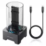 GrauGear G-M2DK-U4-40G M.2 NVMe SSD Dockingstation USB 3.2 Gen 2 Type-C, 40 Gbit/s, grau