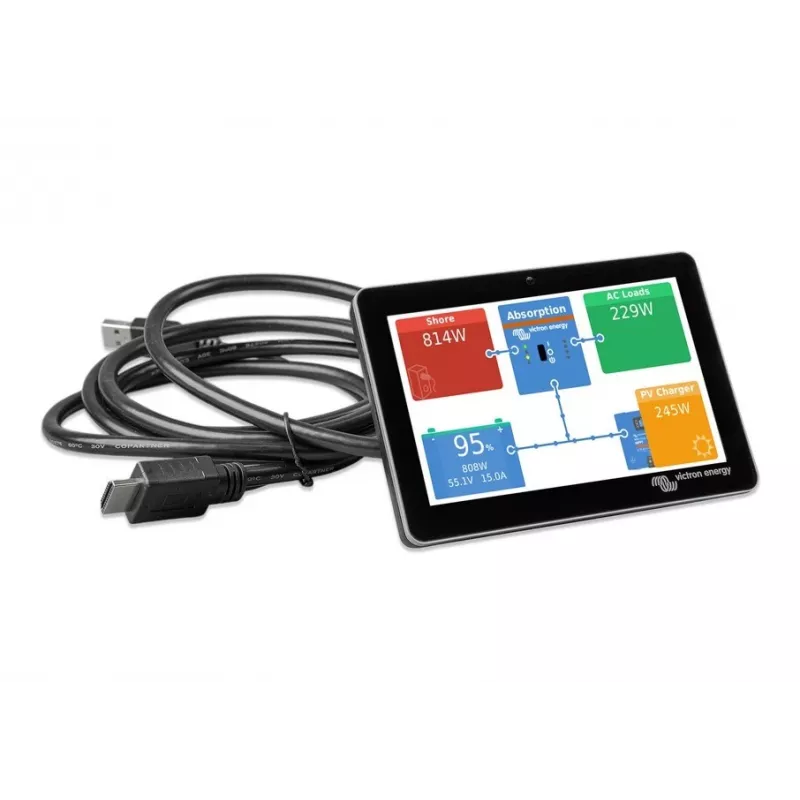 5-Zoll GX Touch 50 Display von Victron Energy — Touchscreen-Monitor mit Bluetooth-Konnektivität