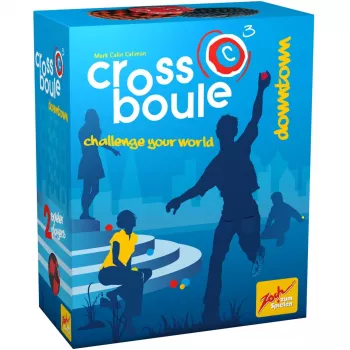 Crossboule Set Downtown, Geschicklichkeitsspiel Blau/Rot