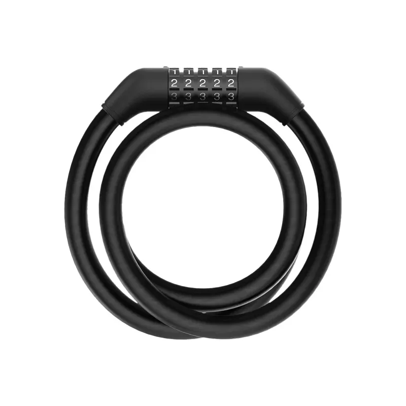 Kabelschloss Xiaomi BHR6751GL für Tretroller, 1,2 m Länge, 1,2 cm Durchmesser, Zahlenschloss, schwarz