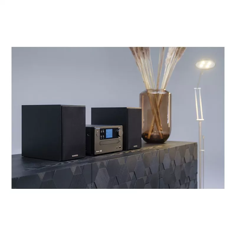 Kenwood M-725DAB-B Heim-Audio-Mikrosystem 25 W Schwarz (M725DABB)
