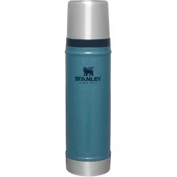 Stanley Thermo | Classic | Fassungsvermögen 0,6 L | Material Edelstahl | Blau