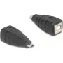 Kabeladapter DeLOCK 67201 USB Typ Micro-B auf USB Typ-B Schwarz